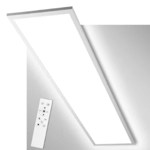 led panel light 120x30cm dimmable with remote, 36w 3960lm ceiling lamp with memory