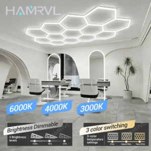 led lighting for garage barbershop ceiling lights 3 colors