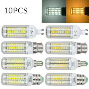 10x led corn light bulbs 5730 smd 260v 220v 240v led bulb for home b22 e14