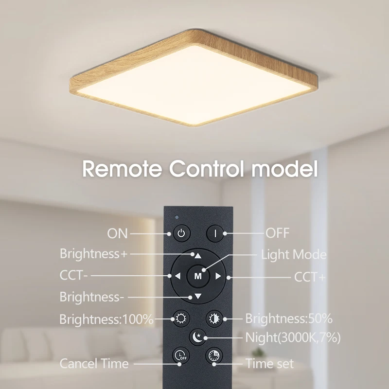 smart led ceiling lamp wood grain smart led ceiling lamp wood grain
