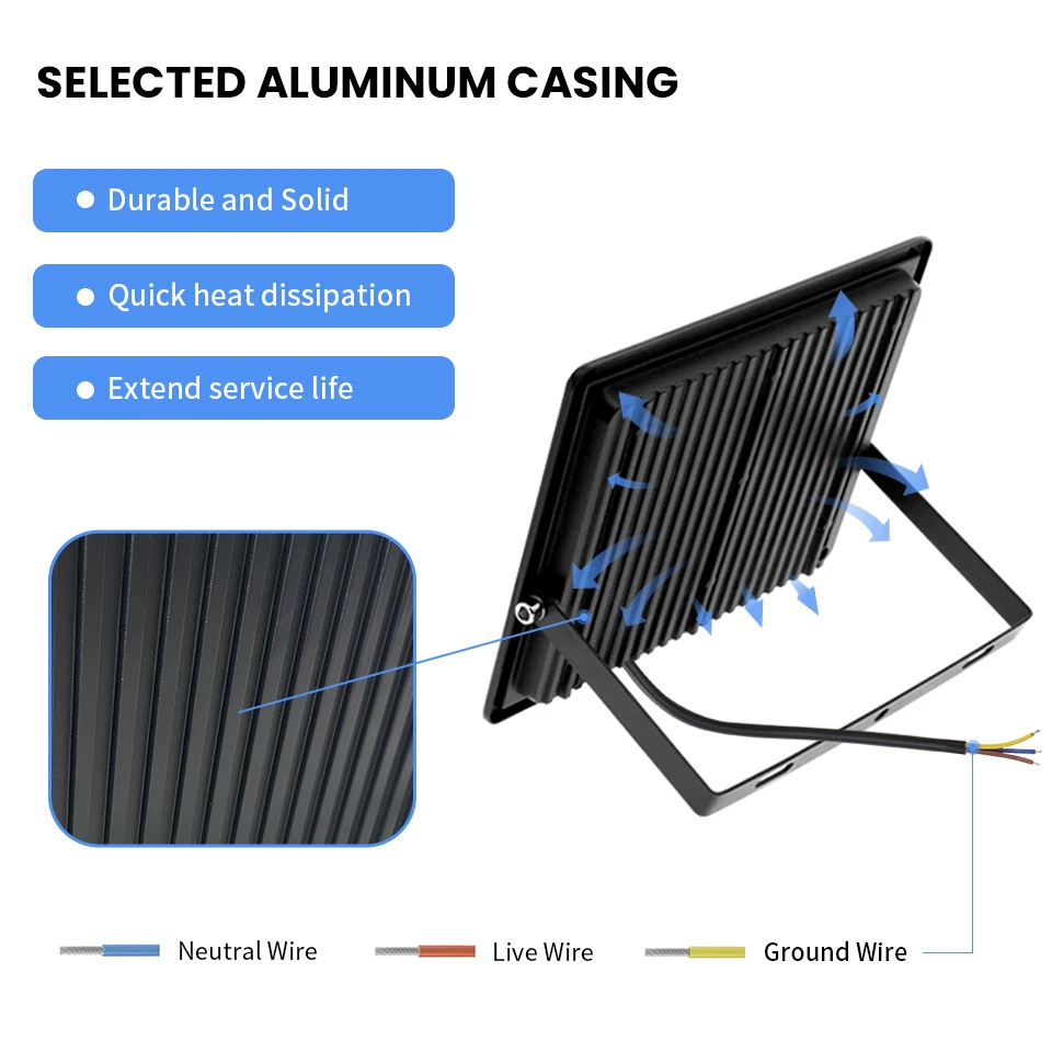 high brightness led floodlight 10w 20w 30w 50w 100w 150w 200w 300w ac110v/220v flood light high brightness led floodlight 10w 20w 30w 50w 100w 150w 200w 300w ac110v/220v flood light