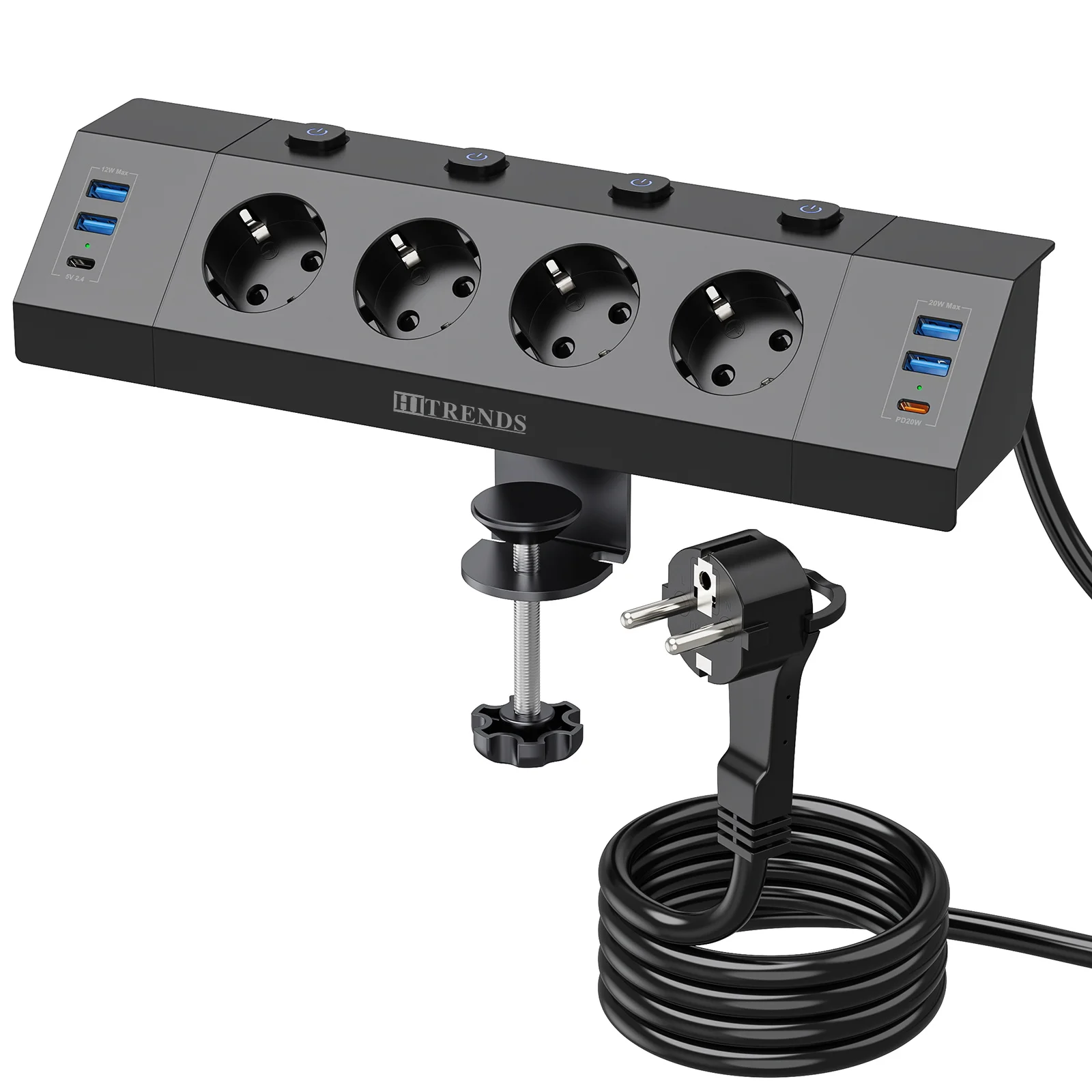 desktop usb socket power strip with individual switches, desk eu plug multiple socket desktop usb socket power strip with individual switches, desk eu plug multiple socket