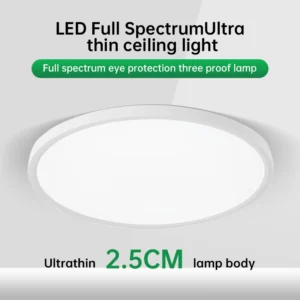 ultra thin led ceiling light 2.5cm modern smart living room panel