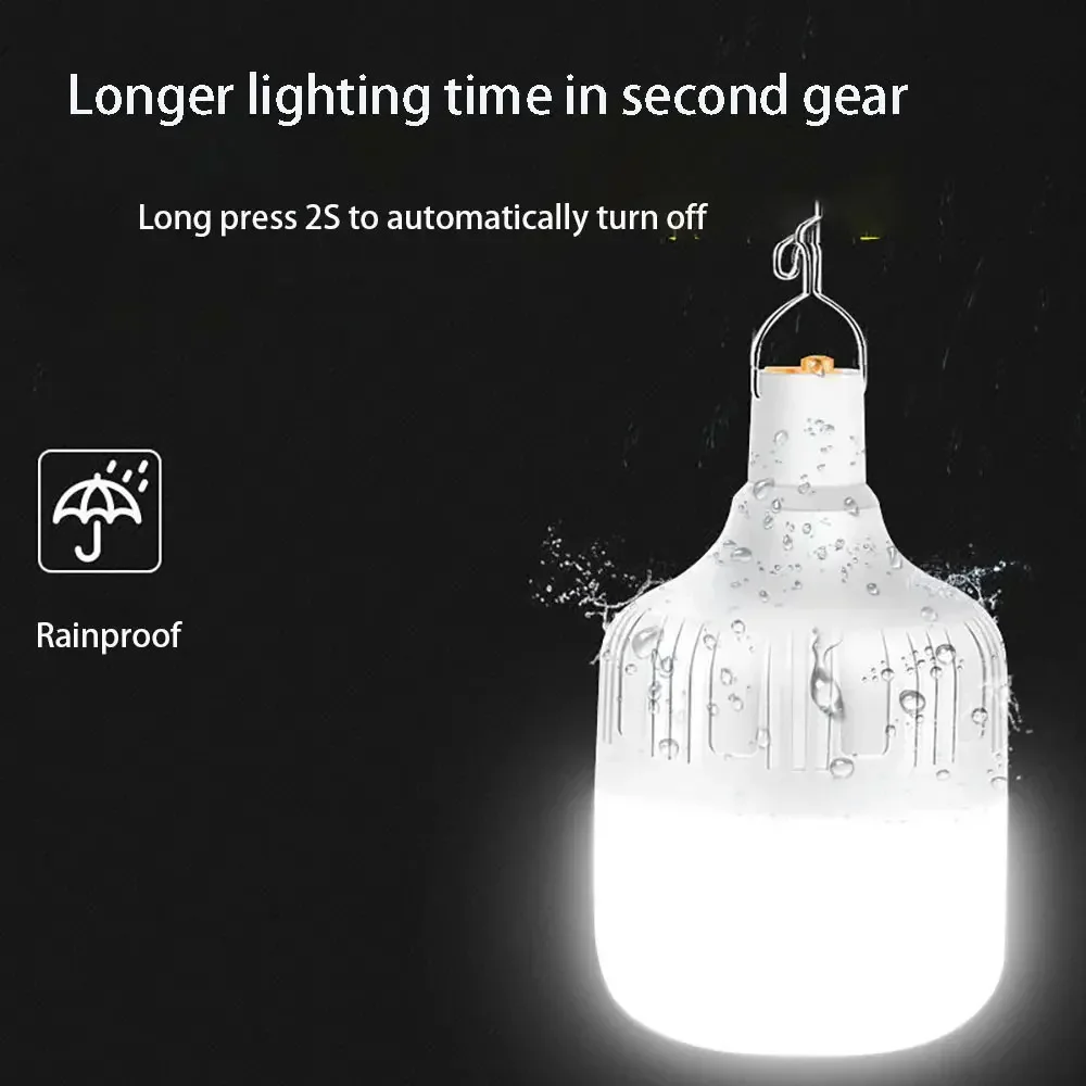 portable led camping lantern rechargeable 60w/80w/100w/200w lamp bulb portable led camping lantern rechargeable 60w/80w/100w/200w lamp bulb