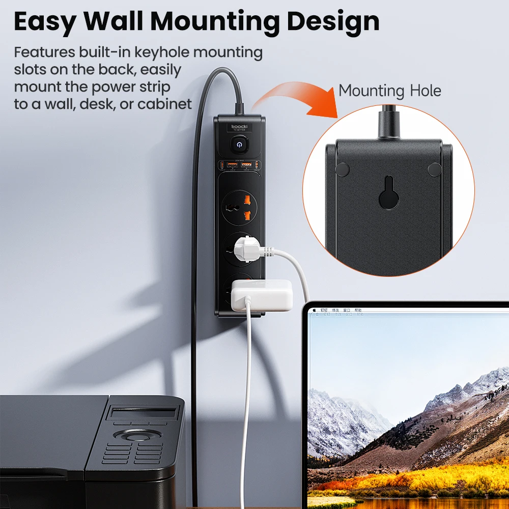 pd20w gan versatile power strip 2500w max universal 3ac outlet pd20w gan versatile power strip 2500w max universal 3ac outlet