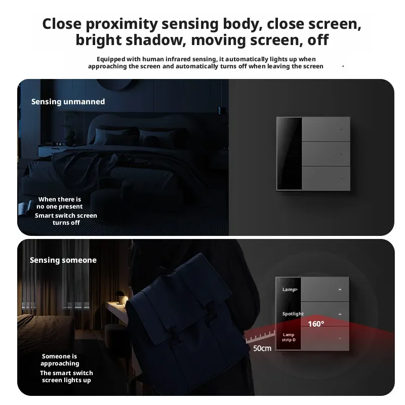 intelligent control switch zigbee intelligent screen display switch intelligent control switch zigbee intelligent screen display switch