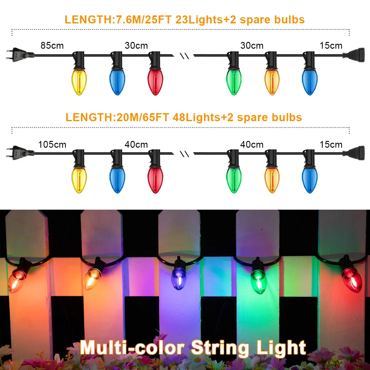 christmas outdoor string lights 25ft 65ft plastic c7 colored shatterproof christmas outdoor string lights 25ft 65ft plastic c7 colored shatterproof