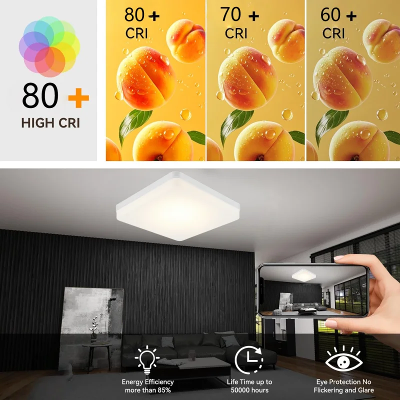 modern square led ceiling light 36 48w flush mount ceiling lamp 3000k 6000k modern square led ceiling light 36 48w flush mount ceiling lamp 3000k 6000k