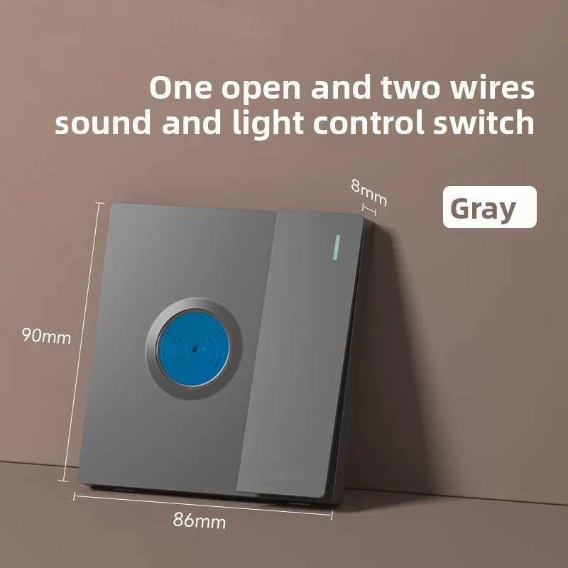 86 type sound and light control switch ultra thin concealed 86 type sound and light control switch ultra thin concealed