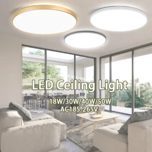 led ceiling lamps led panel 220v modern ceiling panel lights round 18/30/40/50/72w for living room