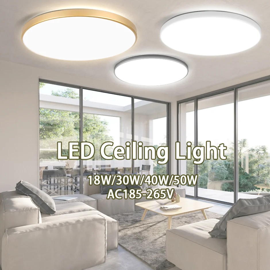 led ceiling lamps led panel 220v modern ceiling panel lights round 18/30/40/50/72w for living room led ceiling lamps led panel 220v modern ceiling panel lights round 18/30/40/50/72w for living room