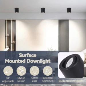 spotlight gu10 ceiling lighting adjustable angle led spot lamps 110v 220v