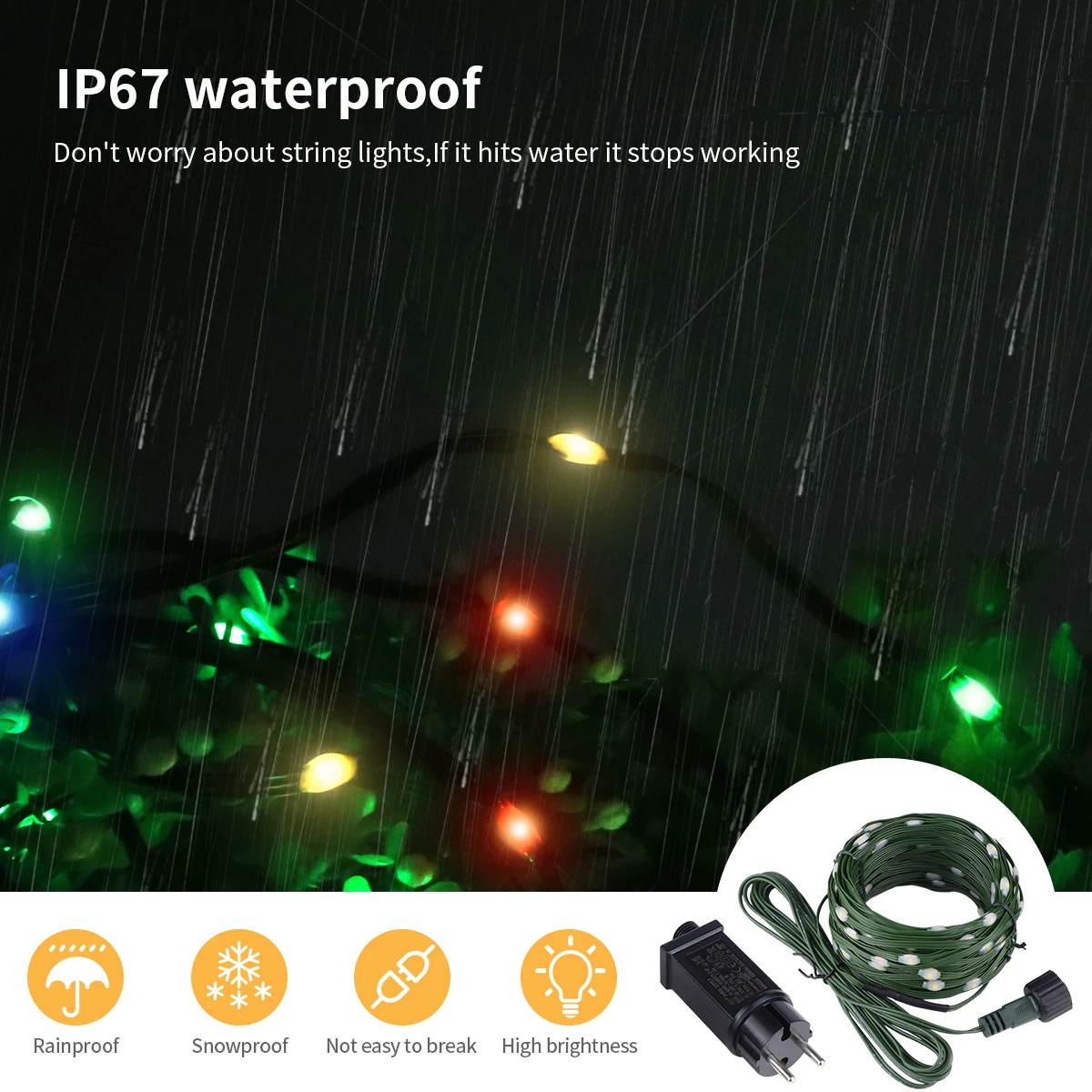 10/20/30m led string lights leather wire light waterproof garland fairy lights 10/20/30m led string lights leather wire light waterproof garland fairy lights