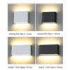 6W 12W Wall Light Aluminum IP65 Waterproof Indoor Wall Lamp Up Down Corridor Lights
