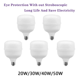5pcs super bright led bulb 50w 20w 30w 40w ac 110v 220v
