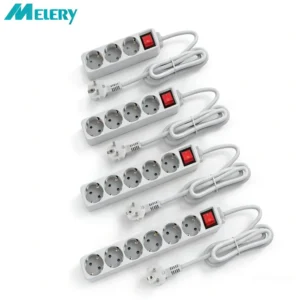 power strip surge protector 3/4/5 ac eu electrical plug outlet socket