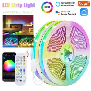 ws2812b rgbic 5050rgb led strip light app control chasing effect