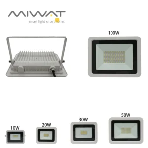 white led flood light 10w 20w 30w 50w 100w ip68 waterproof outdoor garden projector