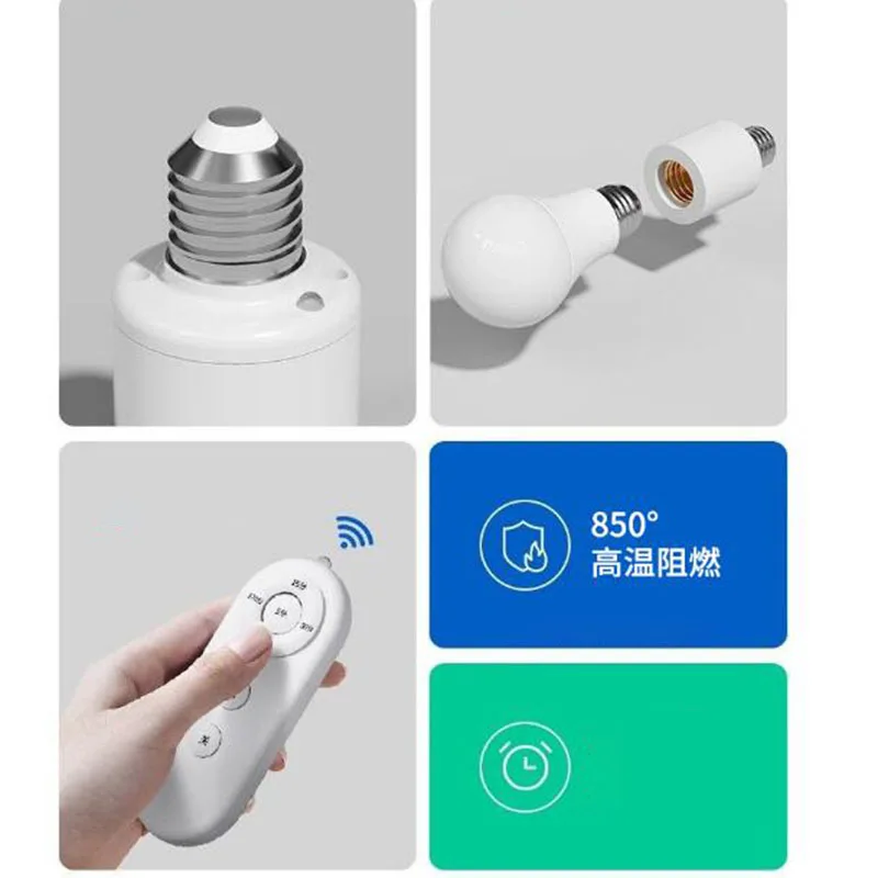 e27 or b22 remote control light bulb base socket e27 or b22 remote control light bulb base socket