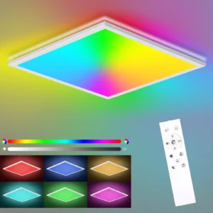 45cm rgb led ceiling panel light 28w 3100lm, dimmable ceiling lamp