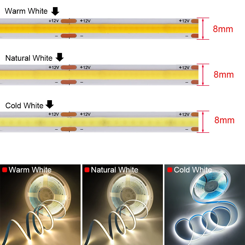 12v cob led strip with switch power kit us eu uk au 12v cob led strip with switch power kit us eu uk au
