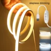 Waterproof COB LED Strip USB 5V 320LEDs/m Flexible Neon Lights