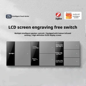 intelligent control switch zigbee intelligent screen display switch