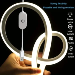 led strip neon light usb dc 5v dimmable touch sensor switch