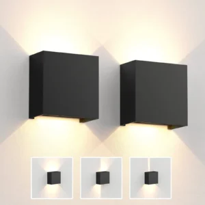 led wall sconces 6w modern indoor outdoor ip65 wall lamp