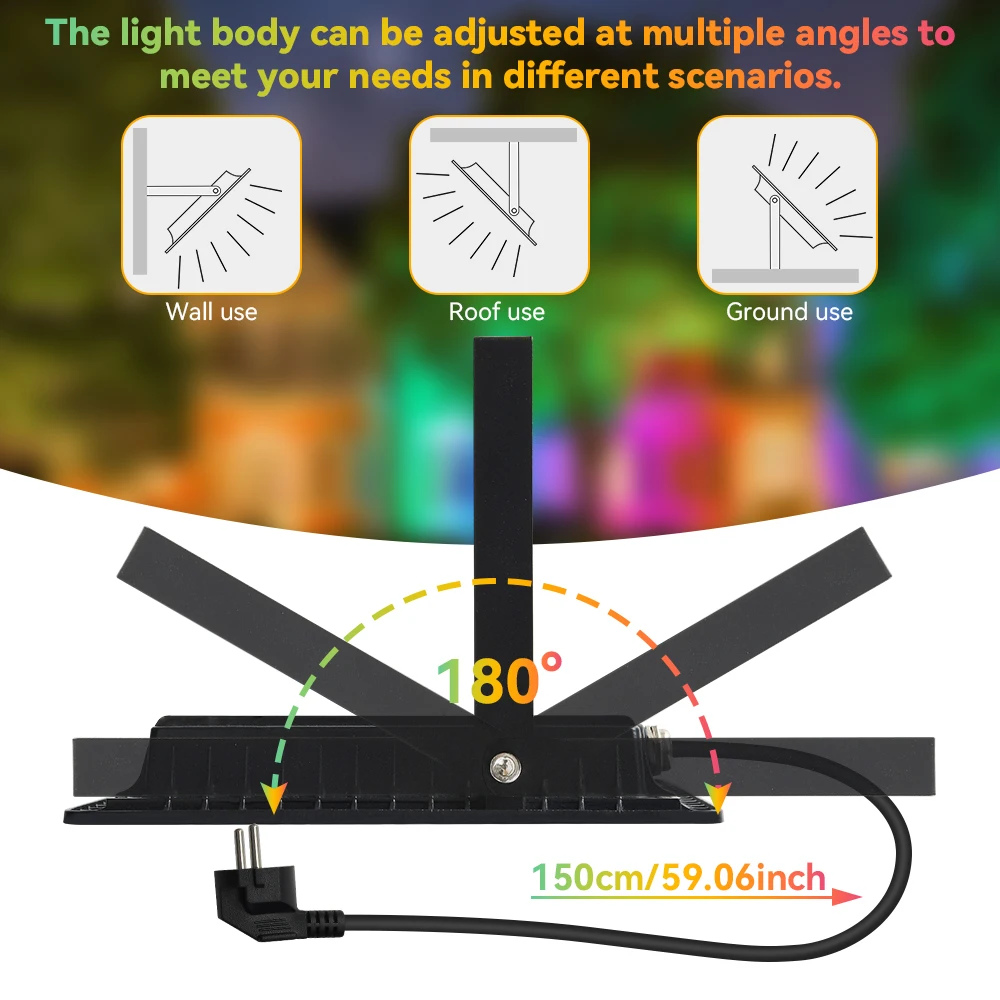 rgb floodlight smart app control led garden spotlight ip66 rgb floodlight smart app control led garden spotlight ip66