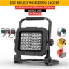 Led Light Cordless Outdoor Spotlight Working Camping Fishing Handheld Emergency ToolLightt