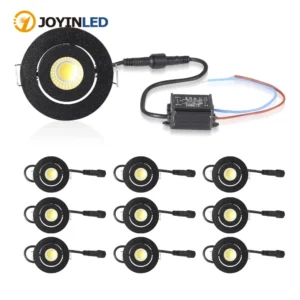 3w mini round waterproof led recessed ceiling down light lamps
