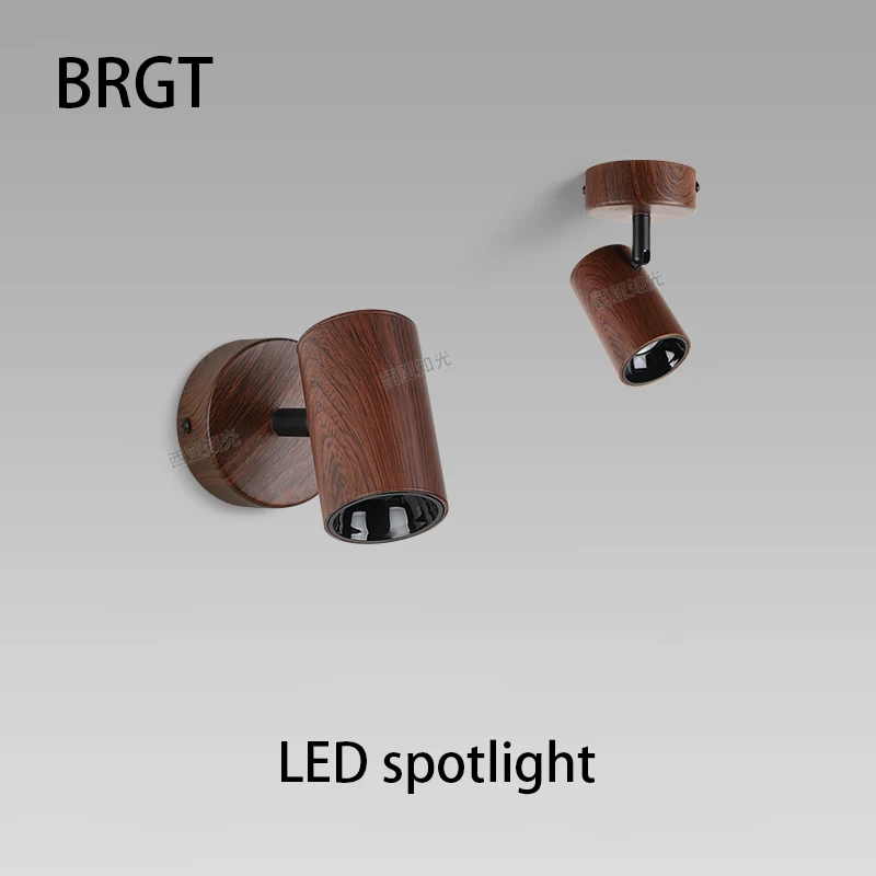 led spotlights minimalist walnut wood grain wall lamp ceiling spot light led spotlights minimalist walnut wood grain wall lamp ceiling spot light