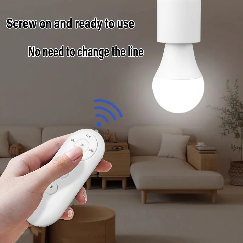 e27 led lamp base with wireless remote control smart timer e27 led lamp base with wireless remote control smart timer