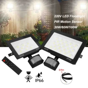 ac220v pir motion sensor led floodlight