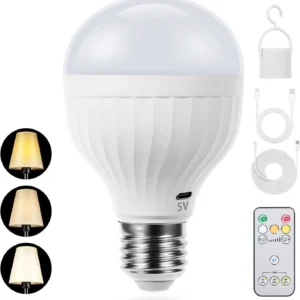 usb rechargeable light bulbs with remote