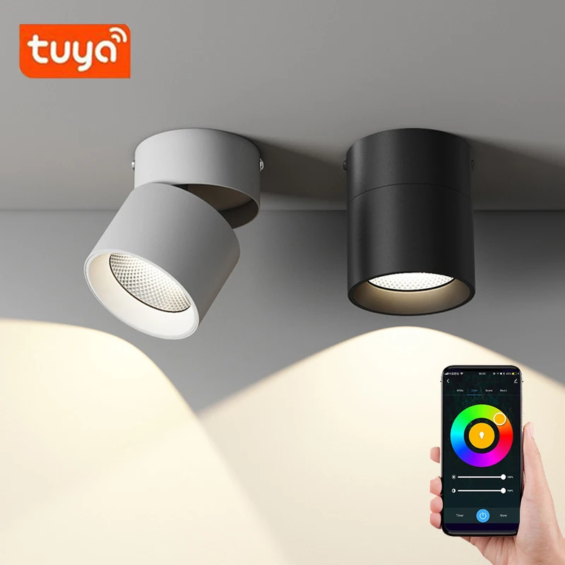tuya smart life cob rgbcct 2700k 6500k foldable downlight tuya smart life cob rgbcct 2700k 6500k foldable downlight