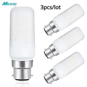 b22 led light bulb candle cylindrical corn 12w lamp 80w
