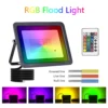 Led RGB Flood Light 20W 30W 50W 100W IP68 Outdoor Spotlight AC 220V/110V Reflector Projector