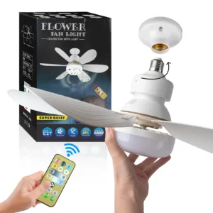 led 40w ceiling fan light e27 with remote control for dimming
