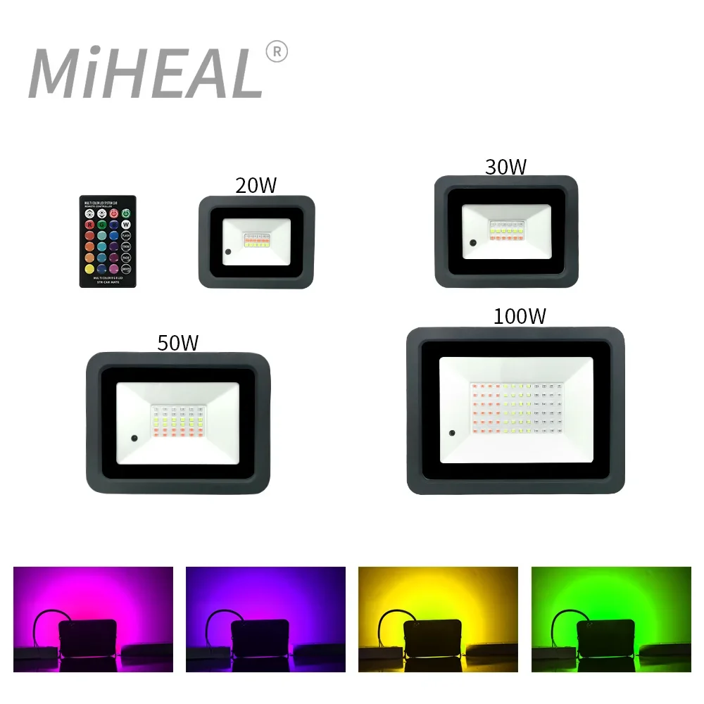 rgb led flood light 20w 30w 50w 100w outdoor rgb floodlight rgb led flood light 20w 30w 50w 100w outdoor rgb floodlight