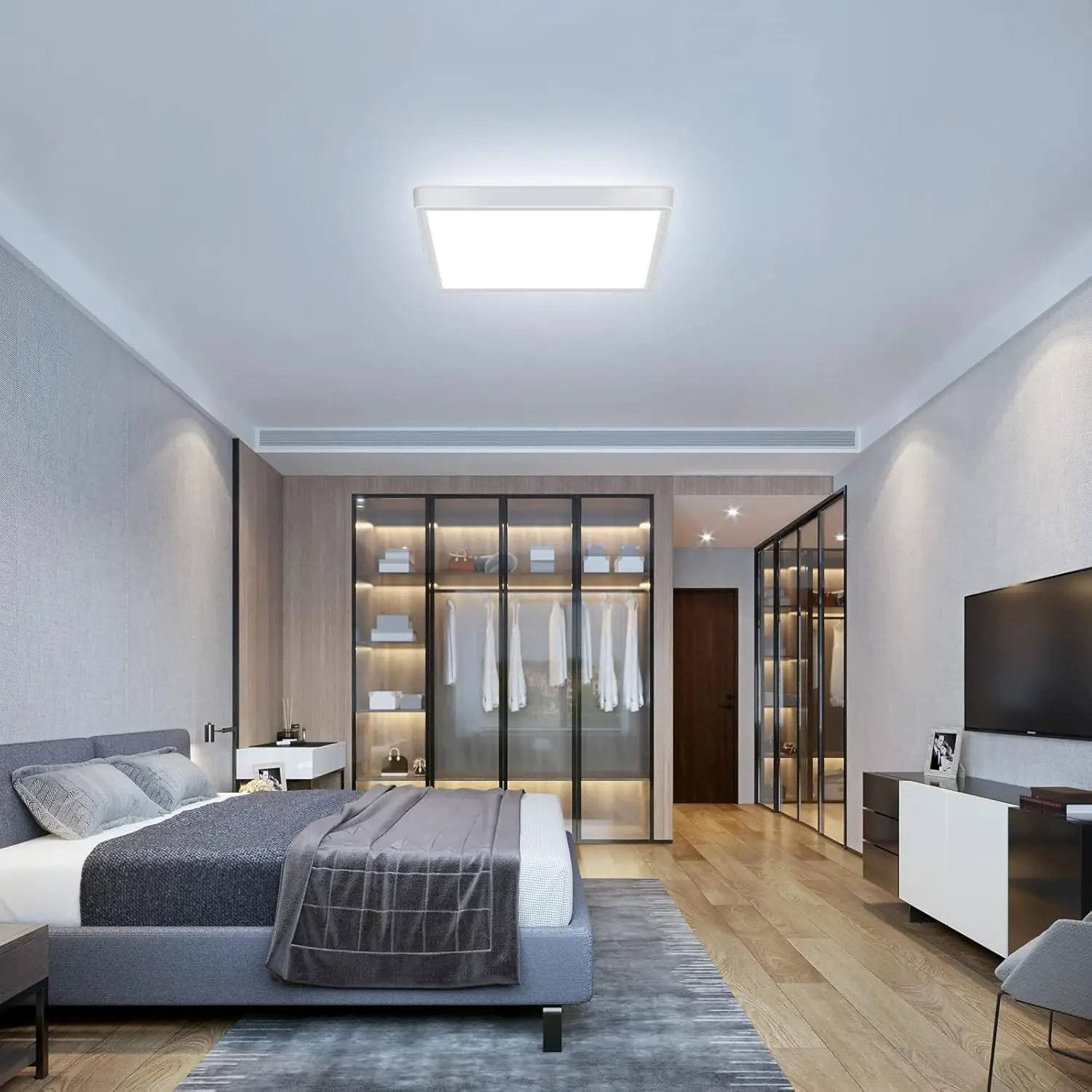 smart led ceiling lamp wood grain app voice control alexa/google remote control smart led ceiling lamp wood grain app voice control alexa/google remote control