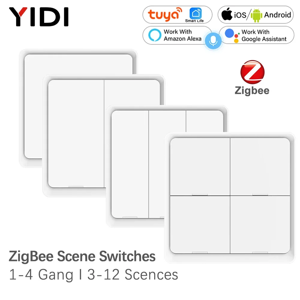 wireless 4 gang 12 scene switch wireless 4 gang 12 scene switch