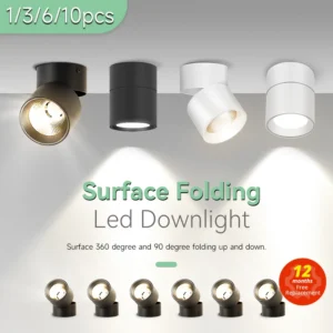 spot led downlight foldable ceiling spot led light for living room