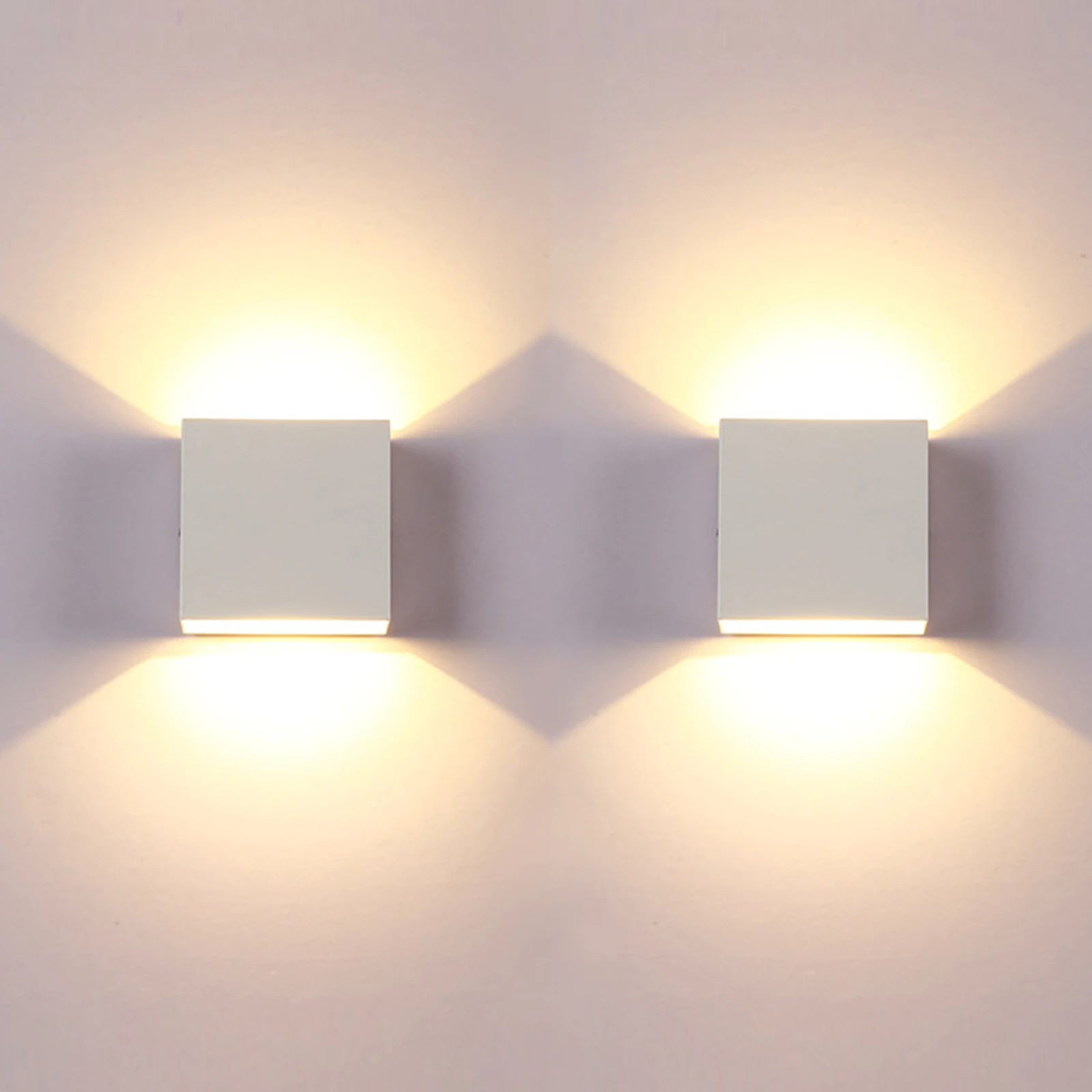 led wall sconces 6w modern indoor wall lamp, white up down wall mount lights for living room led wall sconces 6w modern indoor wall lamp, white up down wall mount lights for living room
