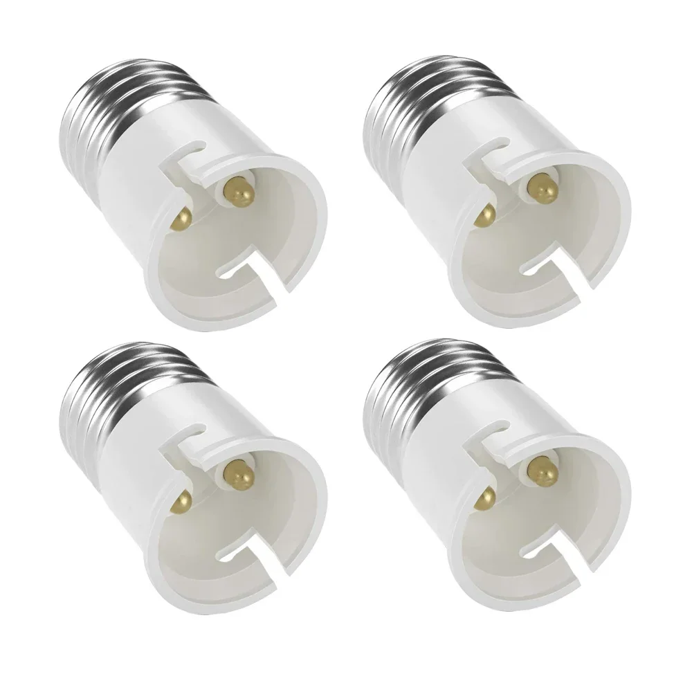 2pcs b22 to e27 lampholder adapter fireproof screw e27 to bayonet b22 2pcs b22 to e27 lampholder adapter fireproof screw e27 to bayonet b22