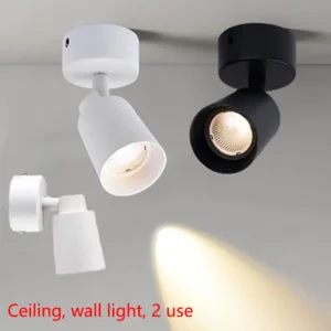 led mini spot light wall lamp 5w 7w 10w cob surface mounted small spotlights