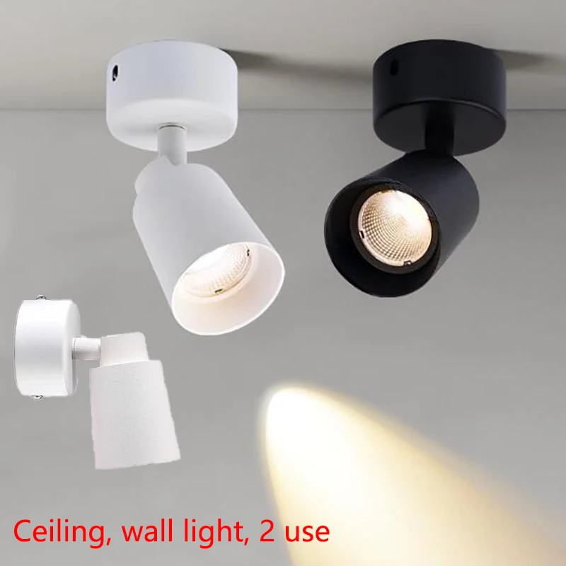 led mini spot light wall lamp 5w 7w 10w cob surface mounted small spotlights led mini spot light wall lamp 5w 7w 10w cob surface mounted small spotlights