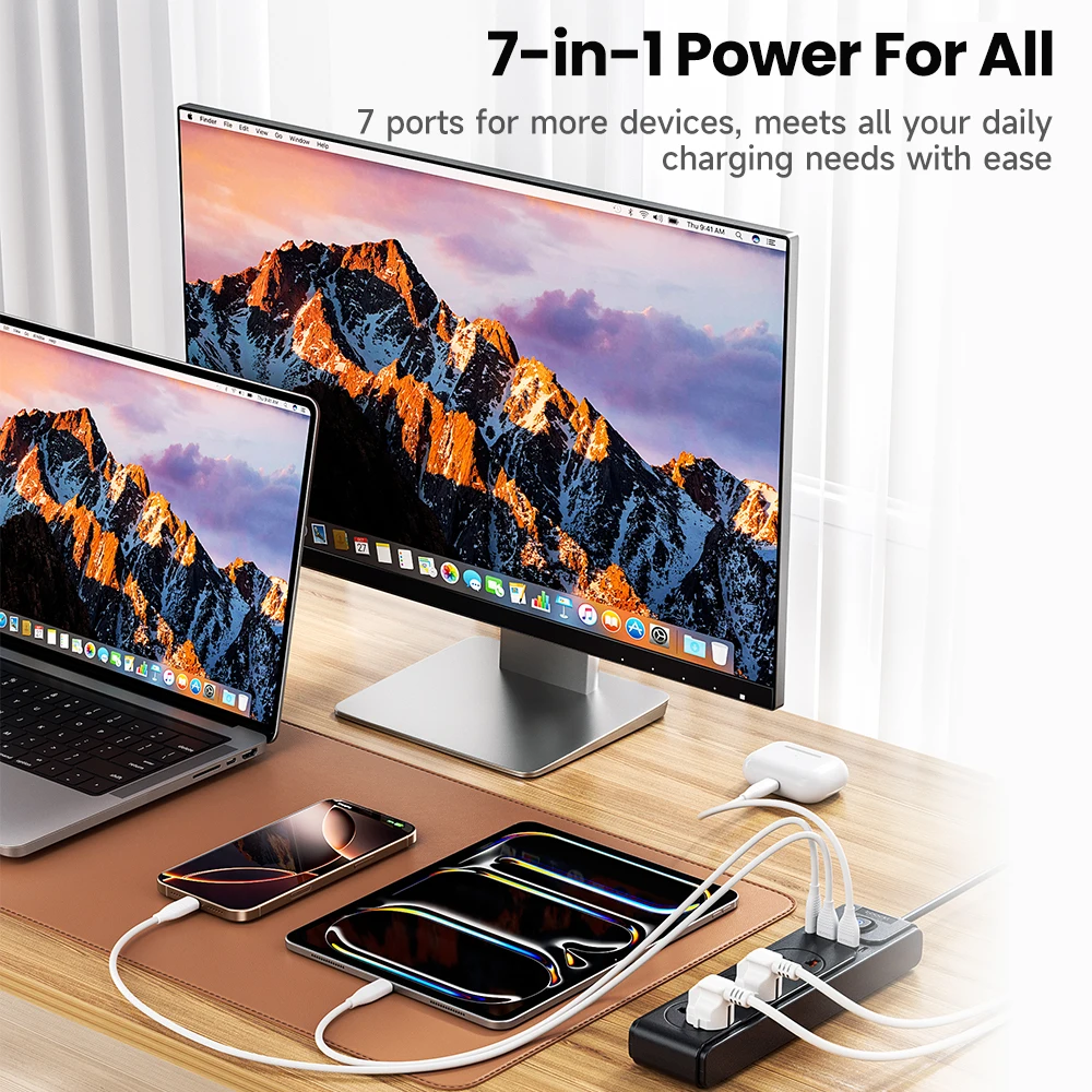 pd20w gan versatile power strip 2500w max universal 3ac outlet pd20w gan versatile power strip 2500w max universal 3ac outlet