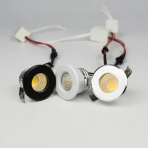 3w mini cob led spotlights 110v 220v black silver white